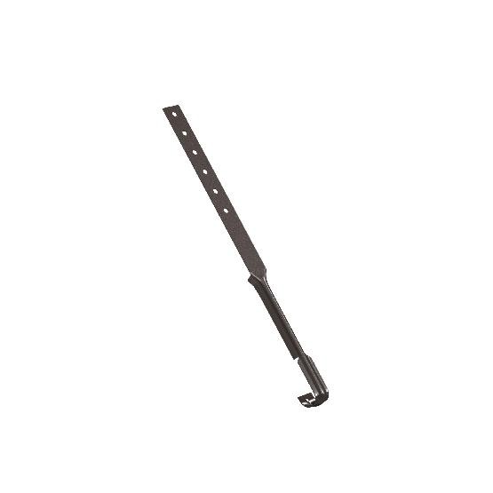 Водосток Aquasistem, система 150/100 - Поддержка желоба RR 32 Тёмно-Коричневый купить в Москве