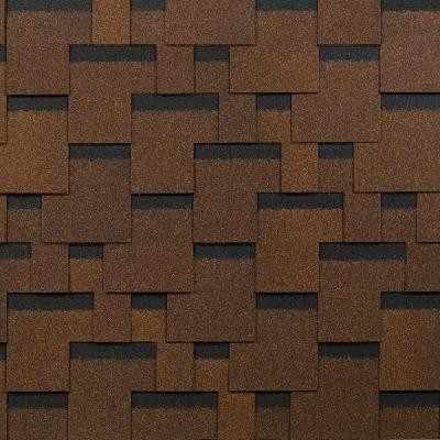 Гибкая черепица Shinglas, серия Комфорт, коллекция Болеро – Терракота купить в Москве