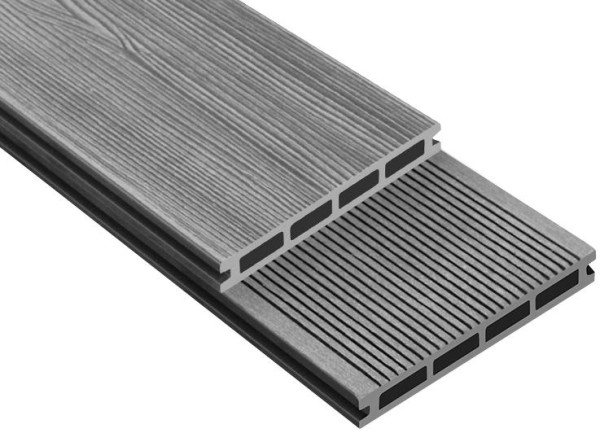 Террасная доска ДПК Outdoor 3D STORM/Вельвет серая микс купить в Москве