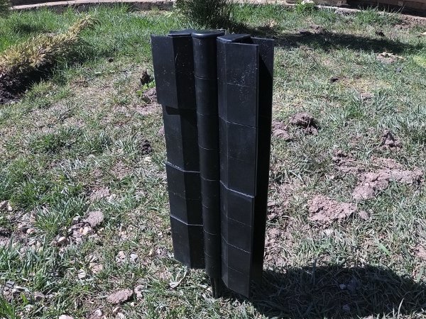 Угловой элемент поворотный, пластиковый от 60° до 300° для доски 300х30 мм из ДПК чёрный Holzhof купить в Москве