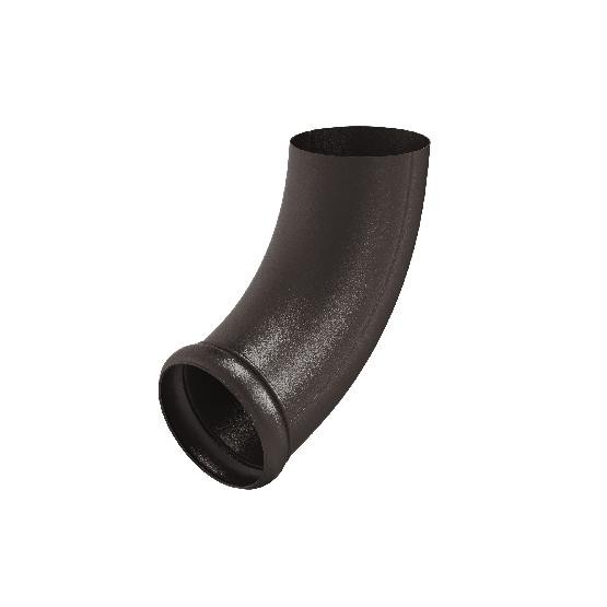 Водосток Aquasistem, Система 150/100 - Отвод трубы декорированный RR 32 Тёмно-коричневый matt купить в Москве