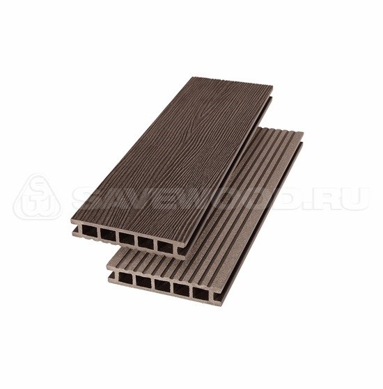 Террасная доска из ДПК SW Ornus радиальный распил терракотовый купить в Москве