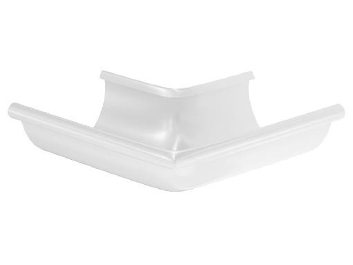 Водосток Aquasistem, система 150/100 - Угол желоба, наружный 90° RAL 9003 Белый купить в Москве