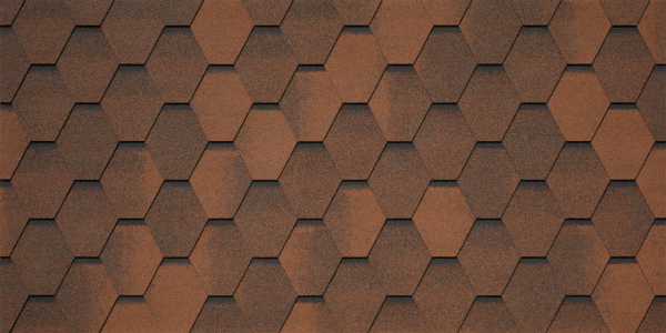 Гибкая черепица Tegola UNICA VENETO MARRONE 423 купить в Москве