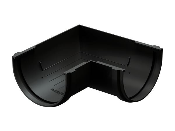 Угол желоба универсал 90˚ Docke Premium ПВХ - Карбон купить в Москве