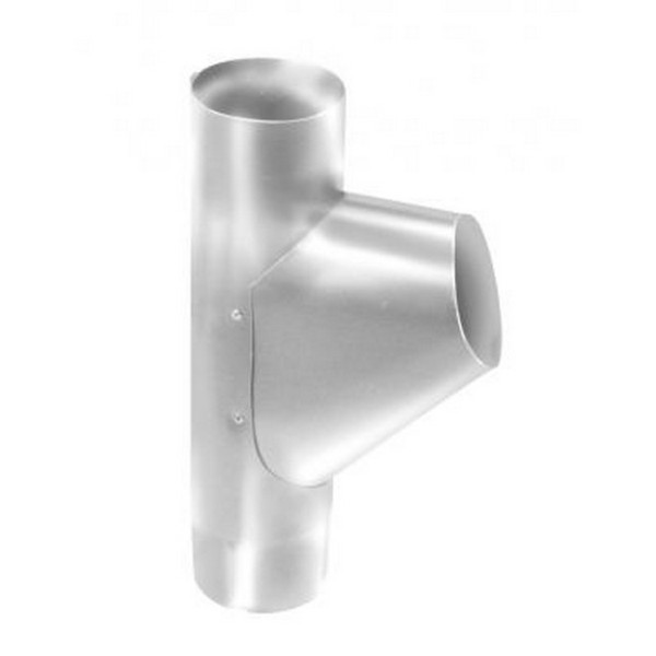 Водосток Grand Line 150x100 – Тройник RAL 9003 купить в Москве