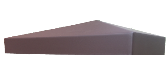 Крышка столба коричневая купить в Москве