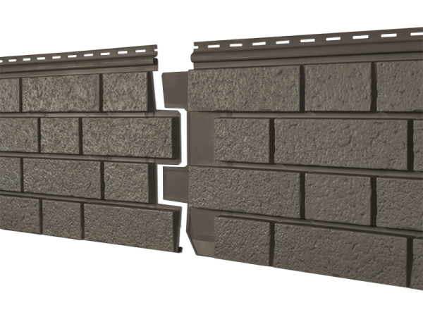 Фасадная панель Ю-пласт Стоун Хаус S-Lock Клинкер бежевый купить в Москве