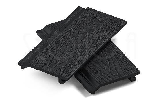 Доска фасадная ДПК 3D SEQUOIA Evolution WOOD BLACK купить в Москве