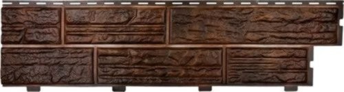 Формованный Сайдинг Альта-профиль Сланцевая Порода коричневый купить в Москве