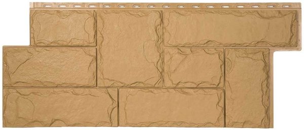 Фасадная панель T-Сайдинг-МАРСЕЛЬ ЭКО-1 Крем купить в Москве