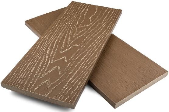 Заборная доска ДПК полнотелая NanoWood Орех купить в Москве