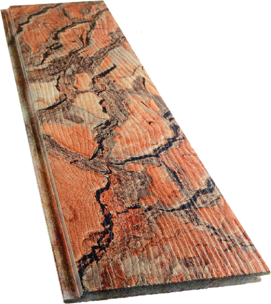 Фиброцементный сайдинг SidWood с фактурой под дерево W-138 Клик купить в Москве