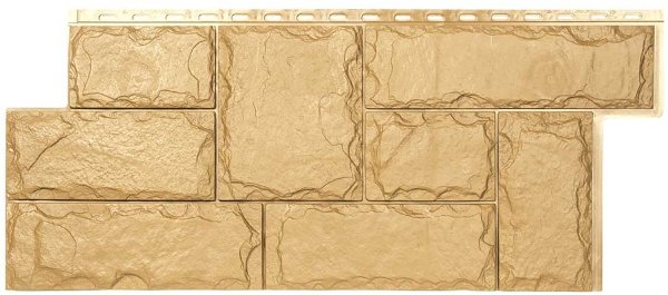 Фасадная панель T-Сайдинг-МАРСЕЛЬ ЭКО-1 Амбер купить в Москве