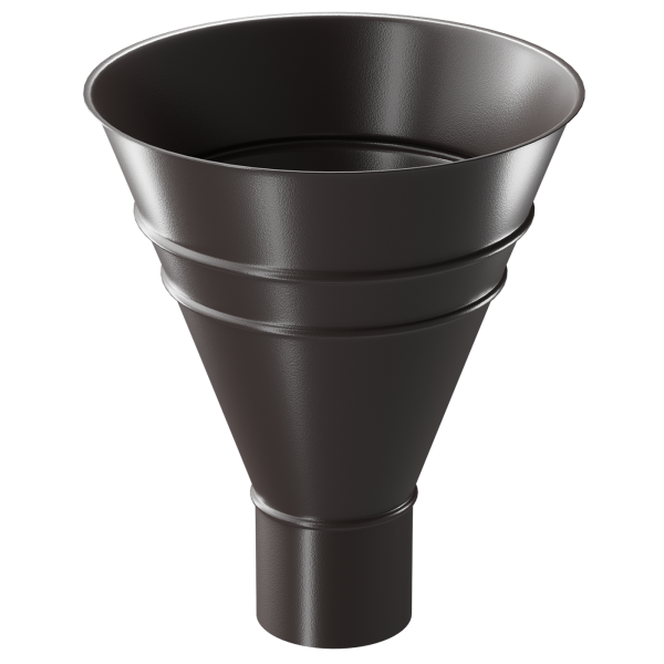 Воронка водосборная Döcke STAL PREMIUM, Шоколад купить в Москве