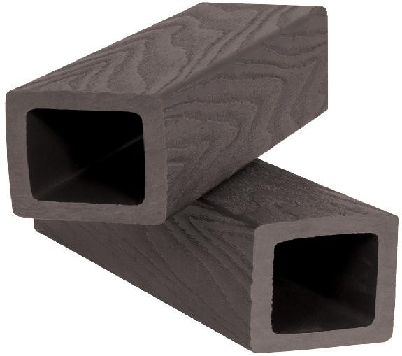 Балясина ДПК Polivan SINGARAJA 3D фактура дерева, темно-коричневый купить в Москве