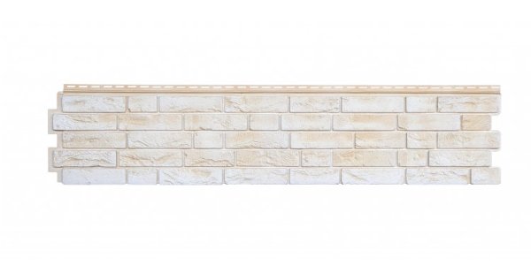 Фасадная панель GL "Я-Фасад" Демидовский кирпич, слоновая кость купить в Москве