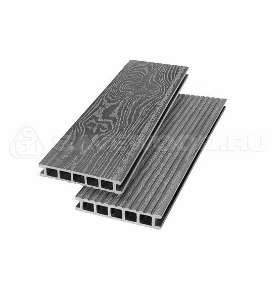 Террасная доска из ДПК SW Ornus тангенциальный распил пепельный купить в Москве