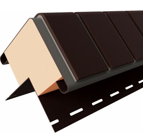 Угол Наружный к Фасадным Термопанелям Доломит Кирпич 40 мм Коричневый купить в Москве