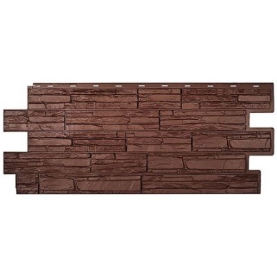 Фасадная панель T-Сайдинг-Альпийская сказка Коричневый