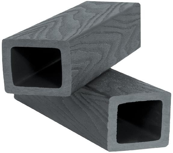 Балясина ДПК Polivan SINGARAJA 3D фактура дерева, черный купить в Москве