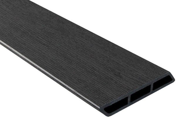 Доска Ромбус 3D ДПК Outdoor STORM BLACK черная купить в Москве