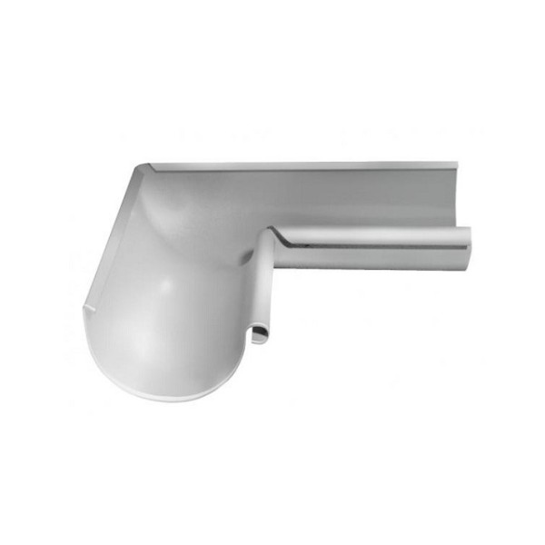 Водосток Grand Line 150x100 – Угол внутренний 90° RAL 9003 купить в Москве