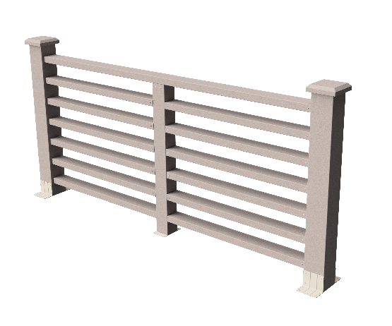 Ограждения декоративное ДПК GRINDERDECO Марсело выбеленый дуб купить в Москве