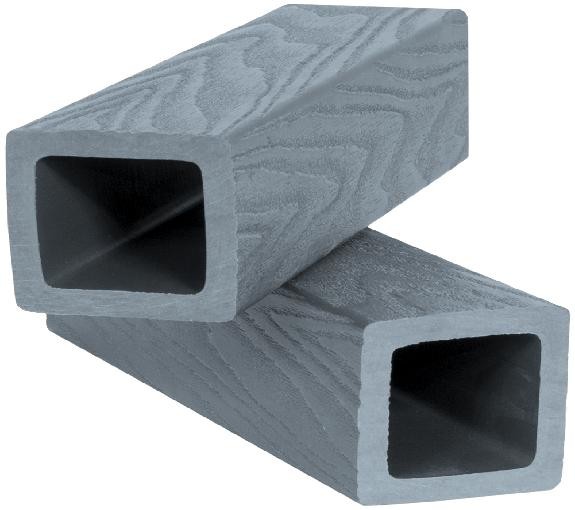 Балясина ДПК Polivan SINGARAJA 3D фактура дерева, серый купить в Москве