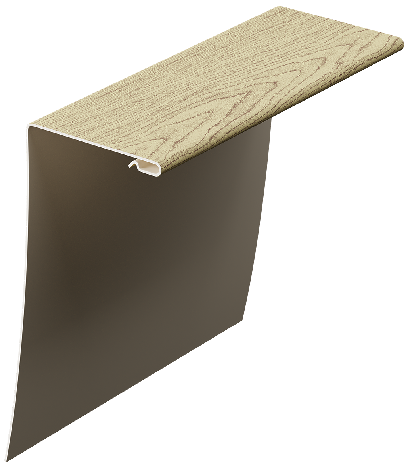 Универсальный околооконный профиль 89/254 мм, камчатский купить в Москве