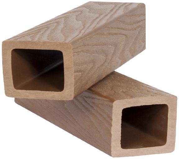 Балясина ДПК Polivan SINGARAJA 3D фактура дерева, песочный купить в Москве