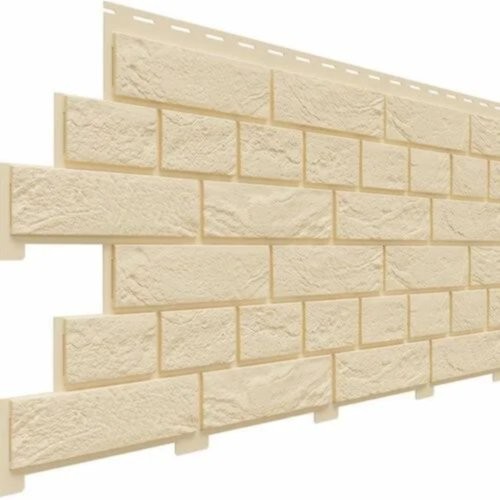 Фасадная панель Доломит Кирпич Славянка Шампань купить в Москве