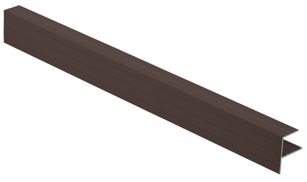 F-профиль Grinder закрывающий коричневый купить в Москве