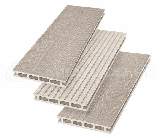 Террасная доска из ДПК SW Carpinus (R) — двухсторонняя бежевый купить в Москве