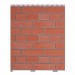 Фасадная панель Доломит Кирпич Славянка Красный купить в Москве