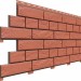Фасадная панель Доломит Кирпич Славянка Красный купить в Москве