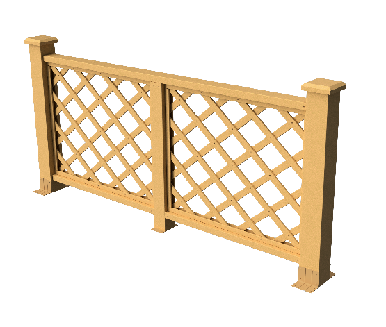 Ограждения декоративное ДПК GRINDERDECO Ламбет песчаник купить в Москве