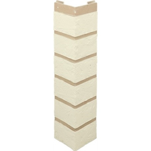 Наружный угол кирпич (белый), 0,47 х 0,1м 1 купить в Москве