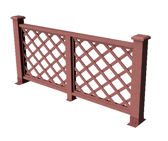 Ограждения декоративное ДПК GRINDERDECO Ламбет мербау купить в Москве