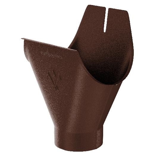 Водосток Aquasistem, Система 125x90 - Воронка желоба RAL 8017 Коричневый matt купить в Москве