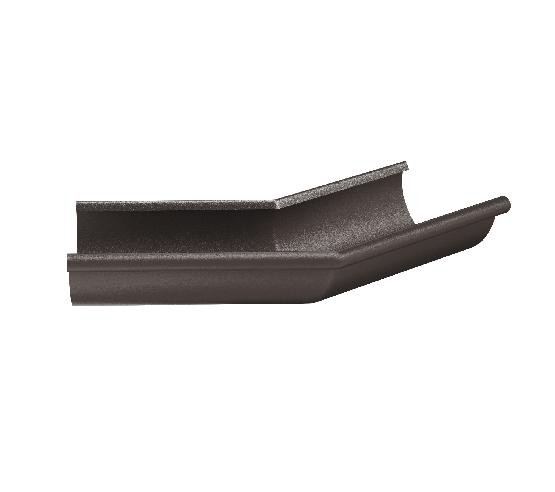 Водосток Aquasistem, Система 150/100 - Угол желоба, наружный 135° RR 32 Тёмно-коричневый matt купить в Москве