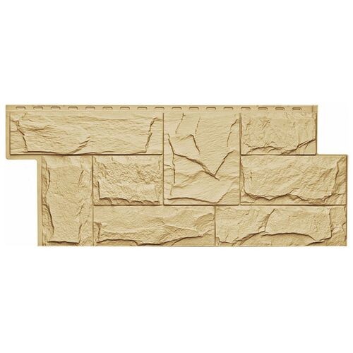 Фасадная панель T-Сайдинг- Гранит Леон ЭКО-1 Амбер купить в Москве