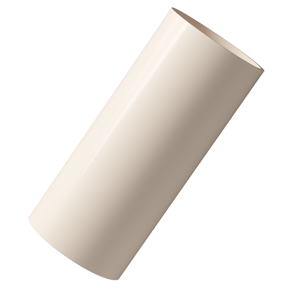 Труба водосточная 3м Docke Lux ПВХ Латте купить в Москве