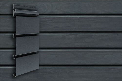 Сайдинг Архитектурный Планкен Grand Line Графит купить в Москве