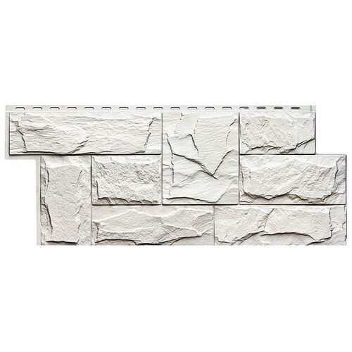 Фасадная панель T-Сайдинг- Гранит Леон ЭКО-1 Уайт купить в Москве