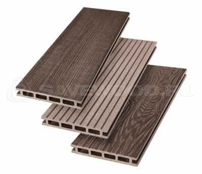 Террасная доска из ДПК SW Carpinus (R) — двухсторонняя терракотовый