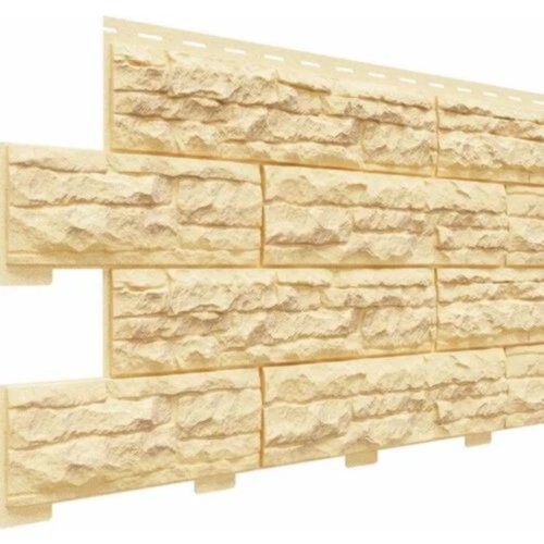 Фасадная панель Скалистый риф Премиум Карри купить в Москве