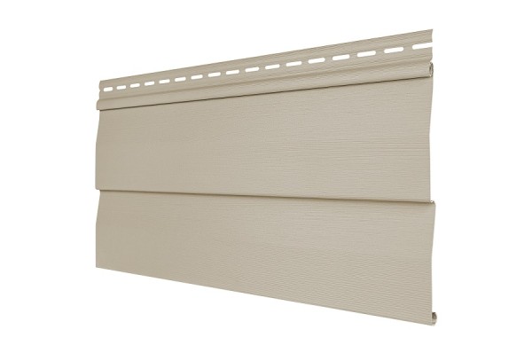 Виниловый сайдинг Tecos - корабельный брус, бежевый  купить в Москве