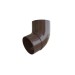 Водосток Альта-Профиль ПВХ – Колено 45 (коричневый) купить в Москве