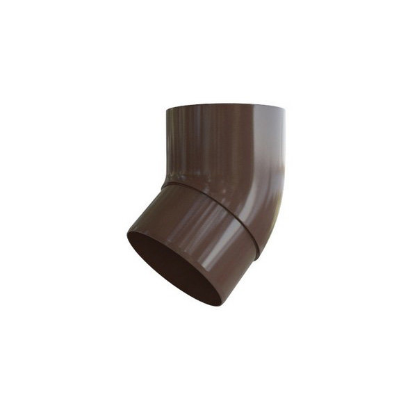 Водосток Альта-Профиль ПВХ – Колено 67 (коричневый) купить в Москве